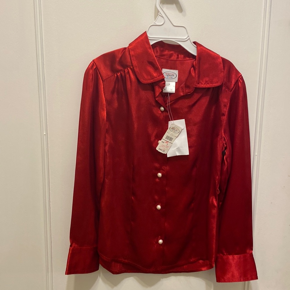 Talbots girls blouse new